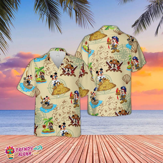 Pirates Mouse Mouse Hawaiian Shirt 0224