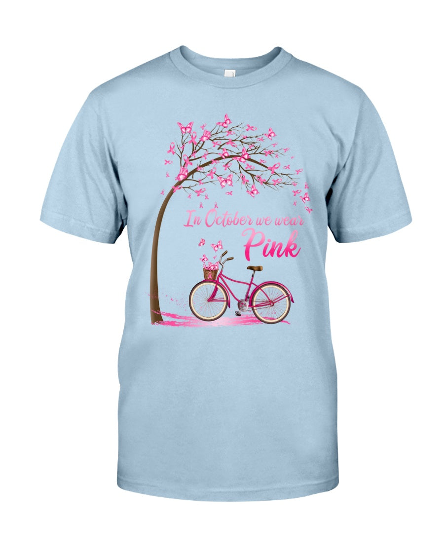 In October We wear Pink - Breast Cancer Awareness T-shirt and Hoodie 0822