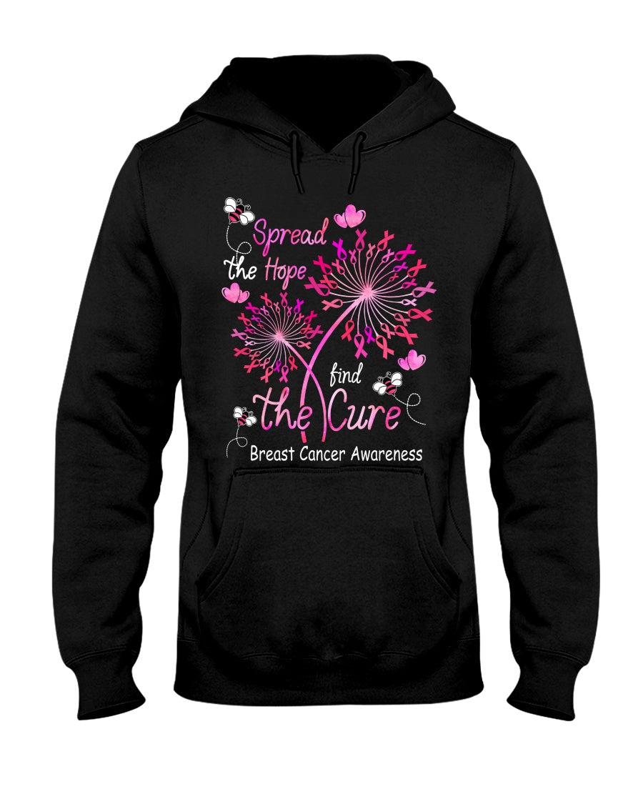 Spread The Hope Find The Cure - Breast Cancer Awareness T-shirt and Hoodie 0822
