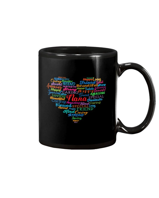 Womens Nana Tshirt For Grandma Nana Gifts - Grandma Mug 0921