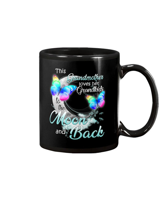 This Grandmother Love Her Grandkids To The Moon - Grandma Mug 0921