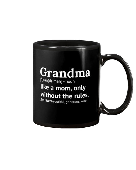 Womens Grandma Definition - Grandma Mug 0921