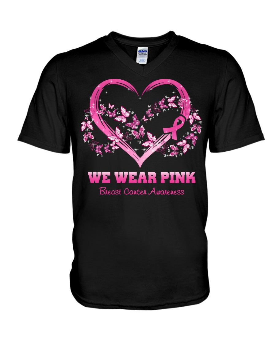We Wear Pink For - Breast Cancer Awareness T-shirt and Hoodie 0822