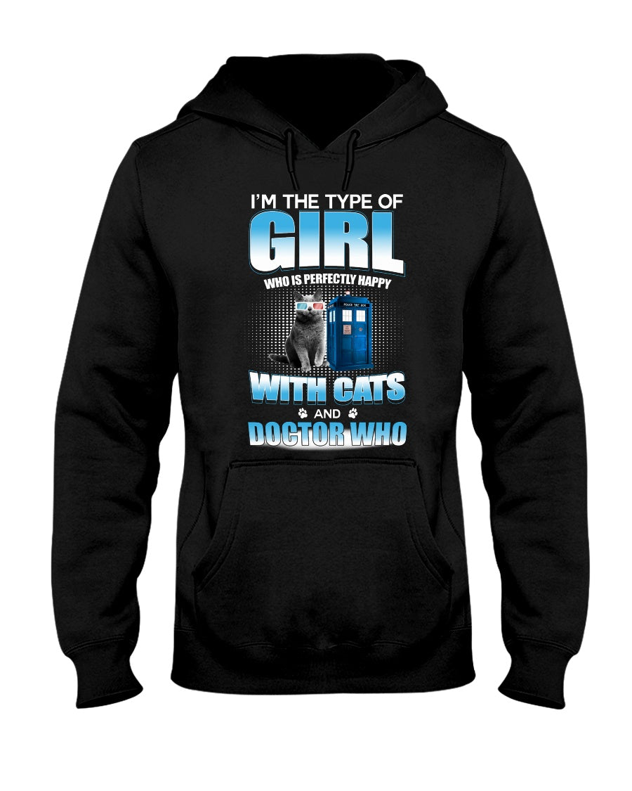 I Am Perfectly Happy With Cats - T-shirt and Hoodie 1122