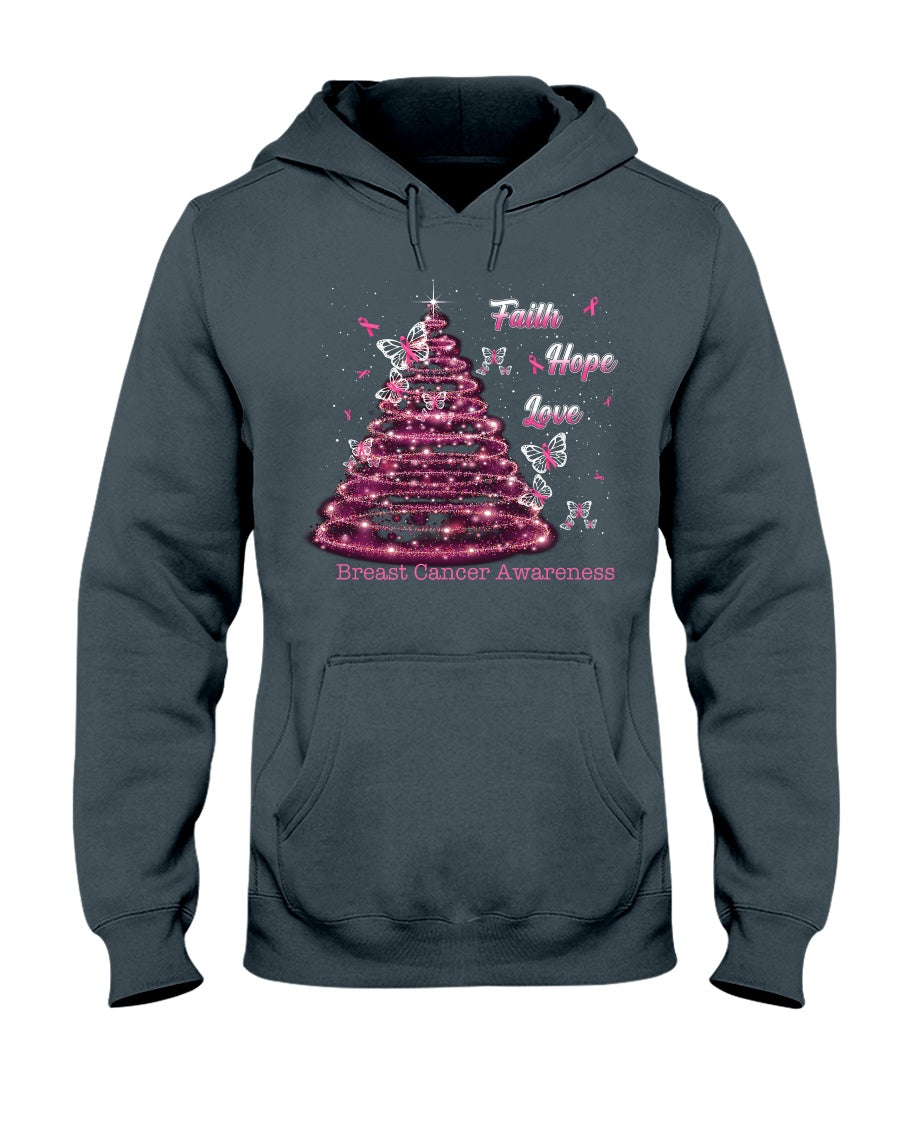 Faith Hope Love - Breast Cancer Awareness T-shirt and Hoodie 0822