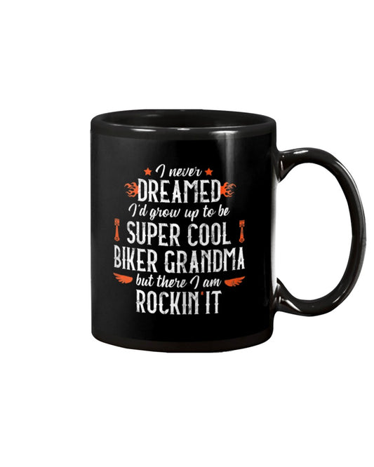 Womens Motorcycle Grandma Biker Vintage - Grandma Mug 0921