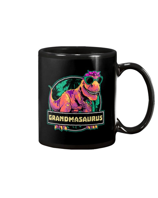 Grandmasaurus T-Rex Grandma Saurus Dinosaur Family - Grandma Mug 0921