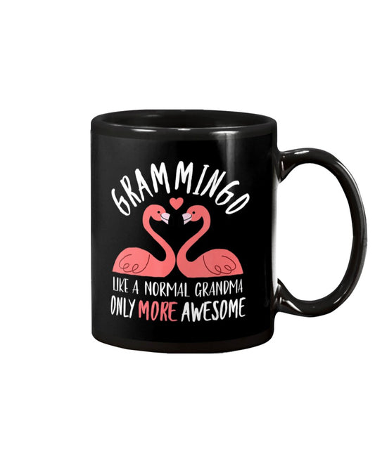 Grammingo Like A Normal Grandma Flamingo Lover - Grandma Mug 0921