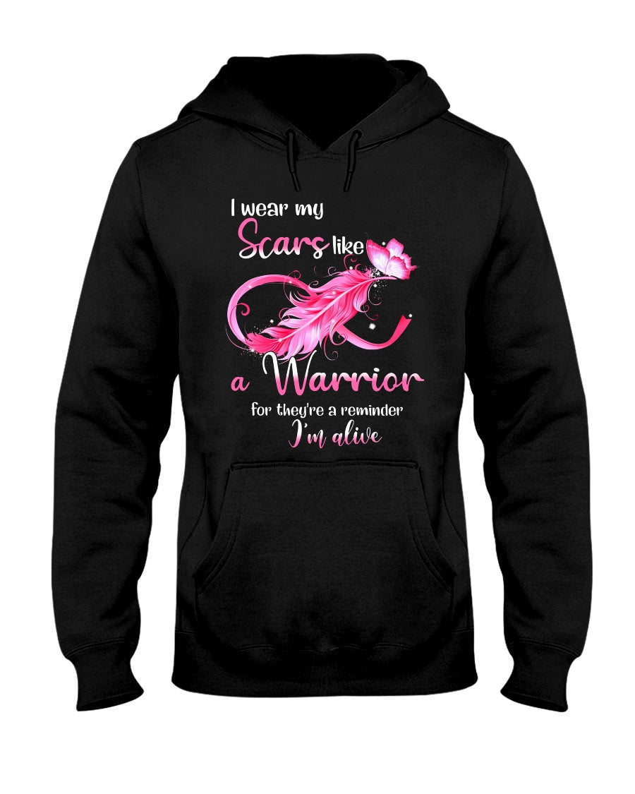 I Wear Pink For Breast Cancer - Breast Cancer Awareness T-shirt and Hoodie 0822