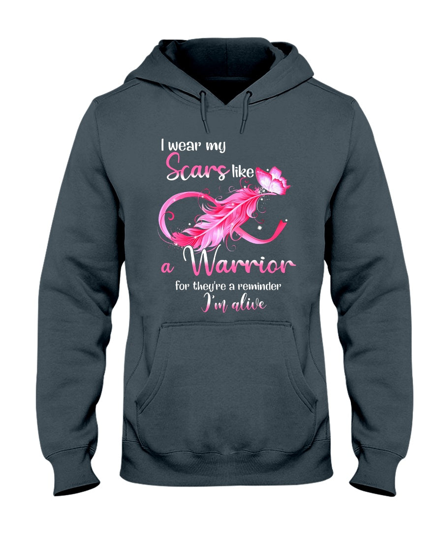 I Wear Pink For Breast Cancer - Breast Cancer Awareness T-shirt and Hoodie 0822