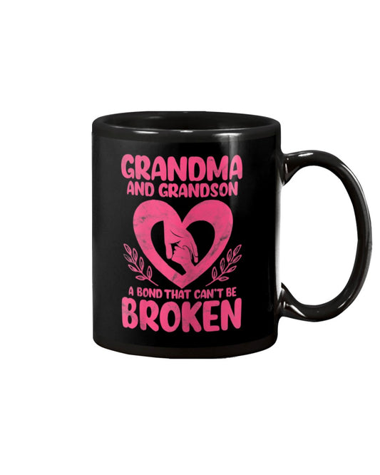 Grandma And Grandson A Bond That Can't Be Broken - Grandma Mug 0921