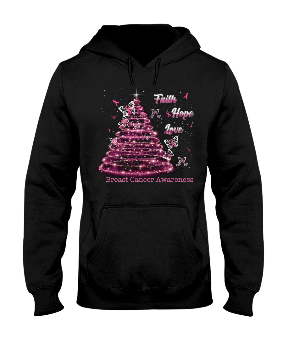 Faith Hope Love - Breast Cancer Awareness T-shirt and Hoodie 0822