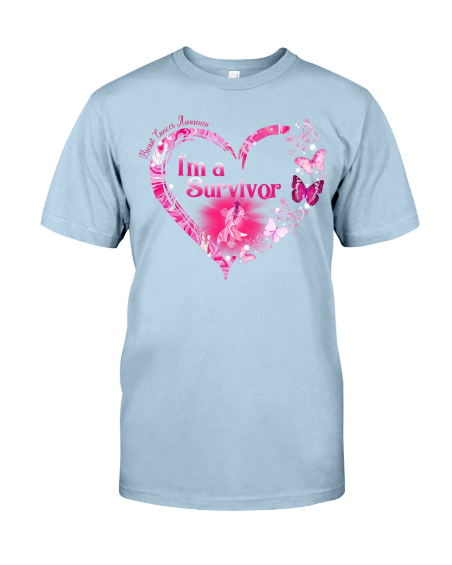 I'm A Survivor - Breast Cancer Awareness T-shirt and Hoodie 0822