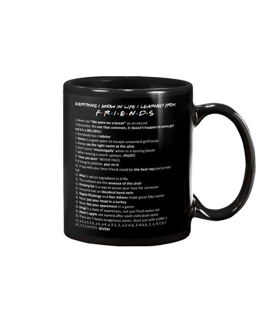 Everything I Learned Mug 1122