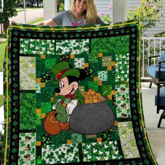 Saint Patricks Day Mouse Quilt 0523