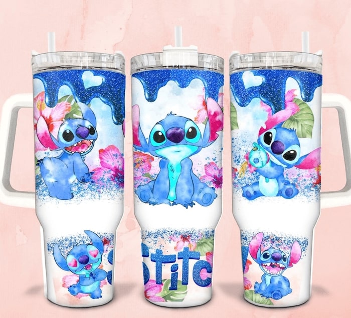 Love Ohana Ohana Tumbler With Handle 0224