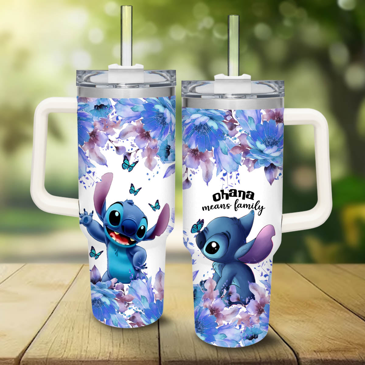 Ohana Means Family Ohana Tumbler With Handle 0224