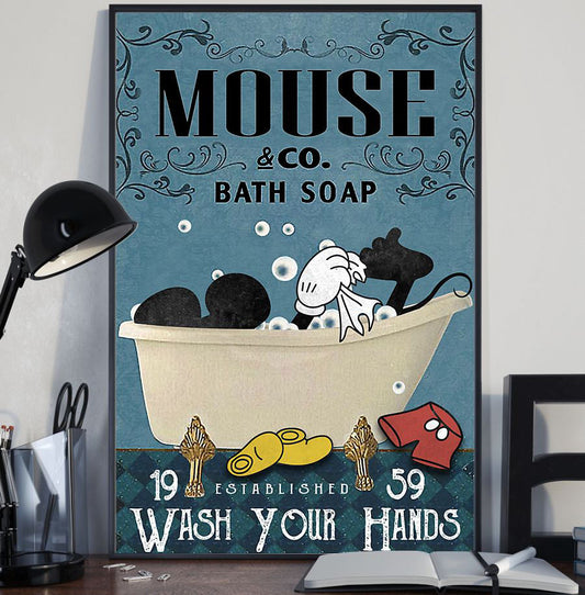 Bath Soap Company - Mouse Poster