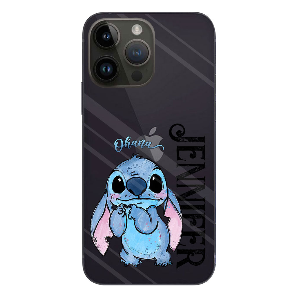 Ohana - Personalized Ohana Clear Phone Case